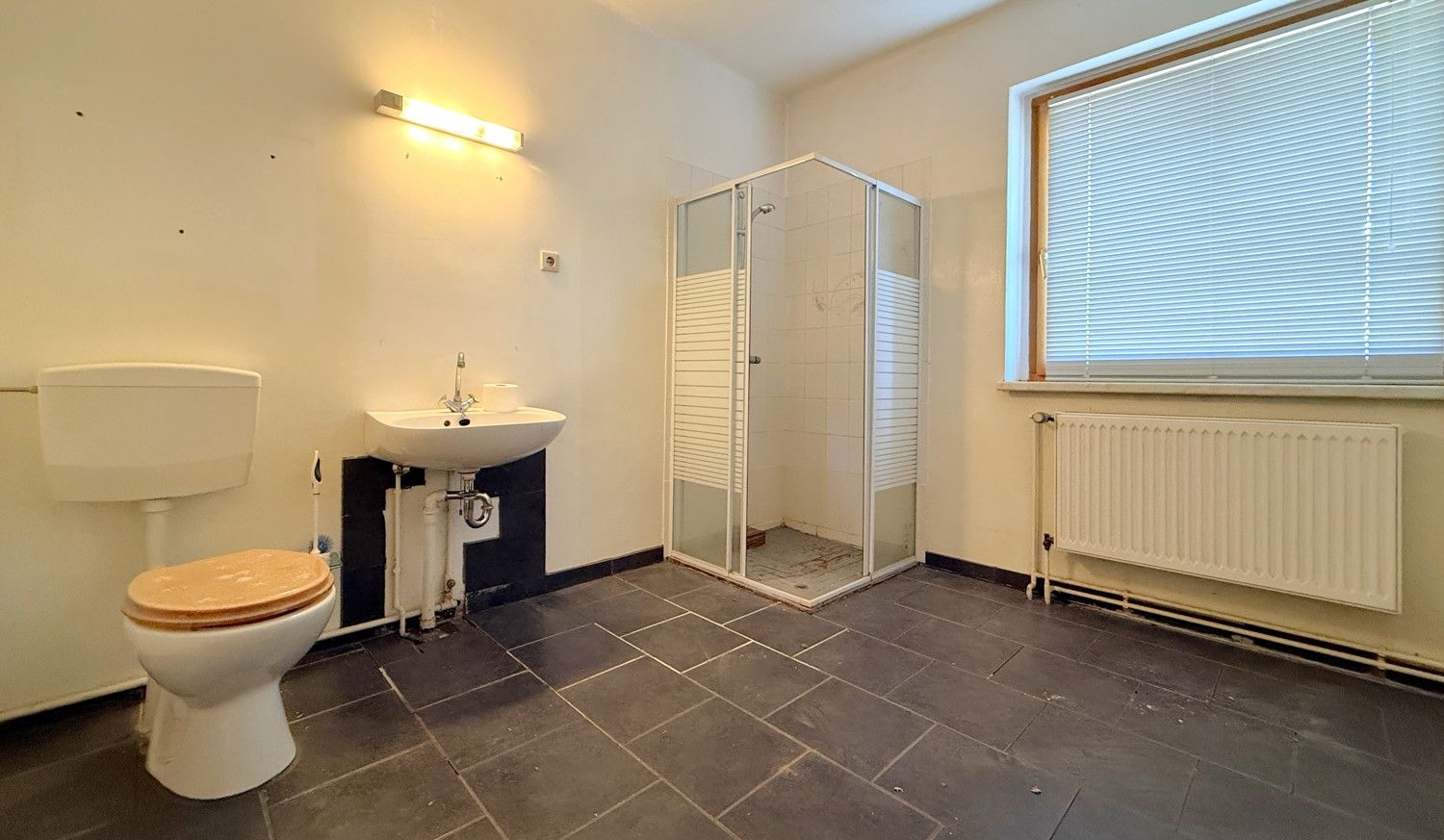 geräumiges Badezimmer mit Dusche