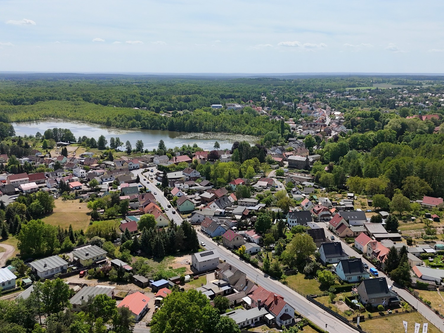 Kloster Lehnin aus der Vogelperspektive