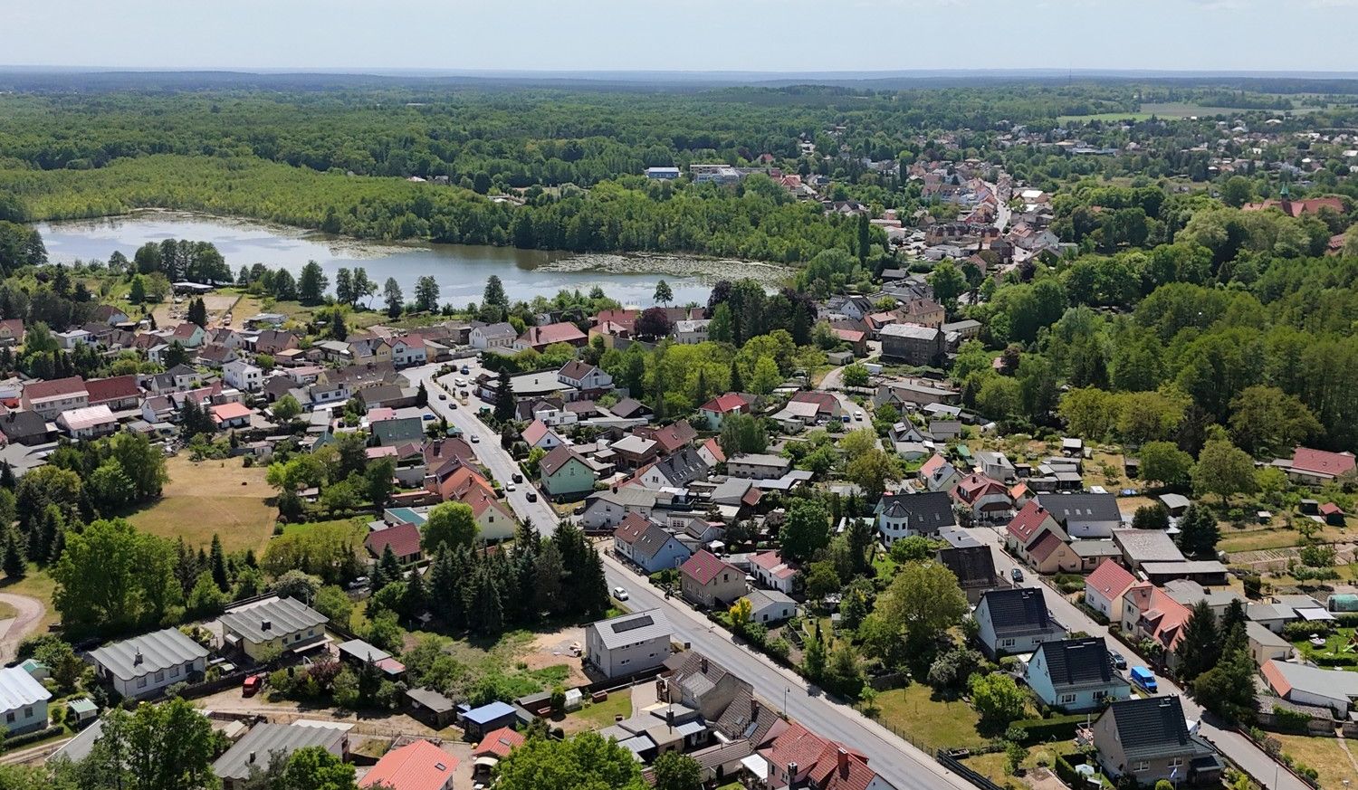 Kloster Lehnin aus der Vogelperspektive