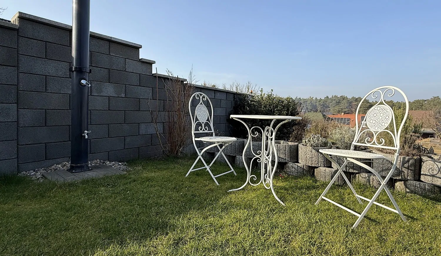 Außendusche für heiße Sommertage