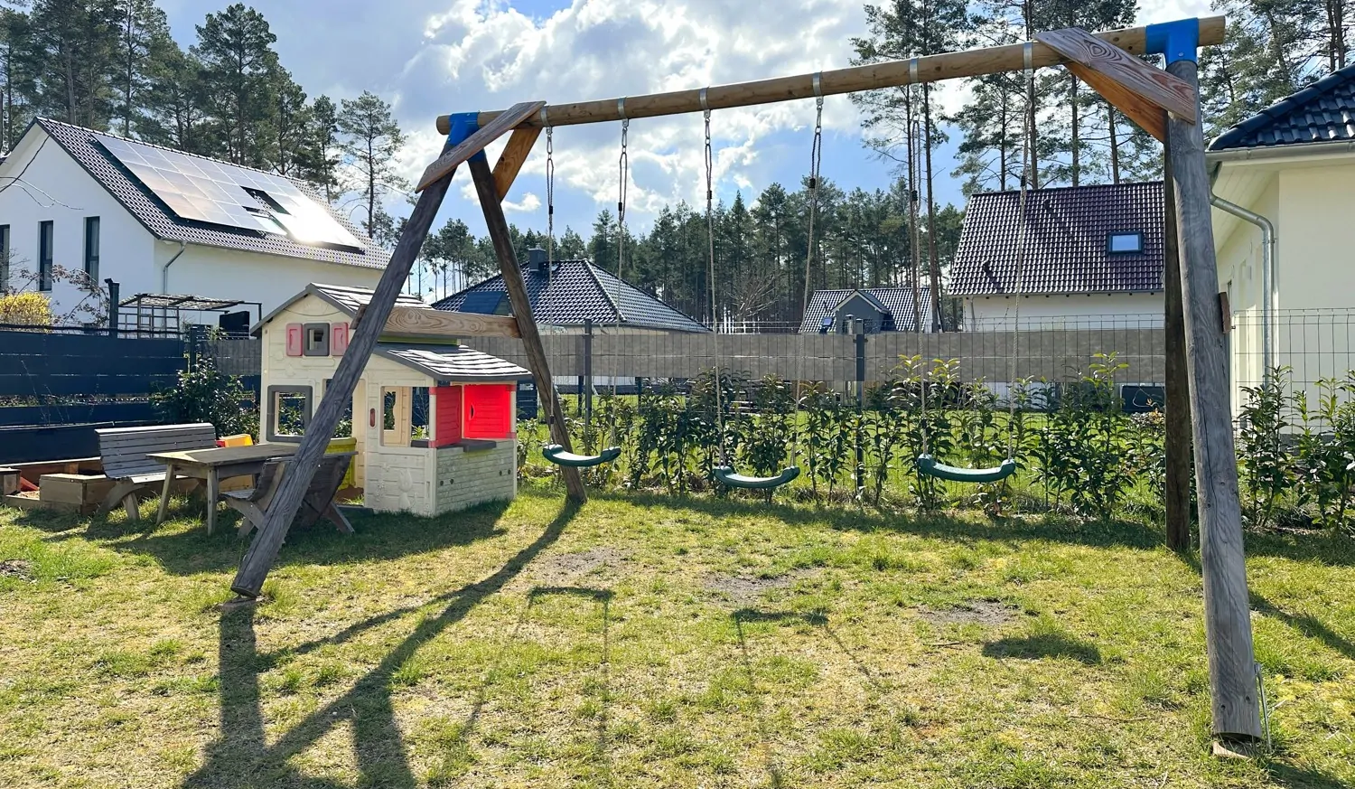 Spielbereich im Garten