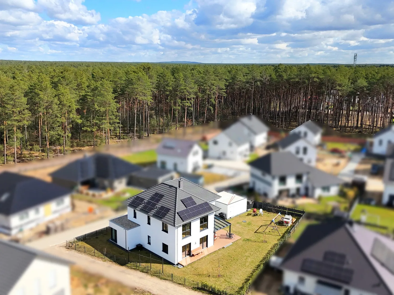 Neubaugebiet in familienfreundlicher Waldgemeinde