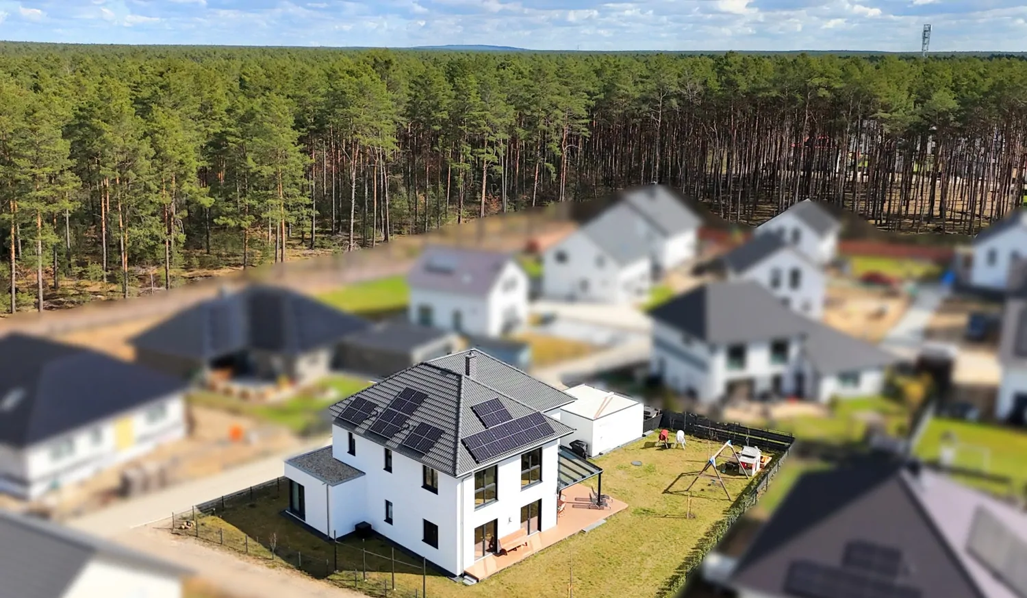 Neubaugebiet in familienfreundlicher Waldgemeinde