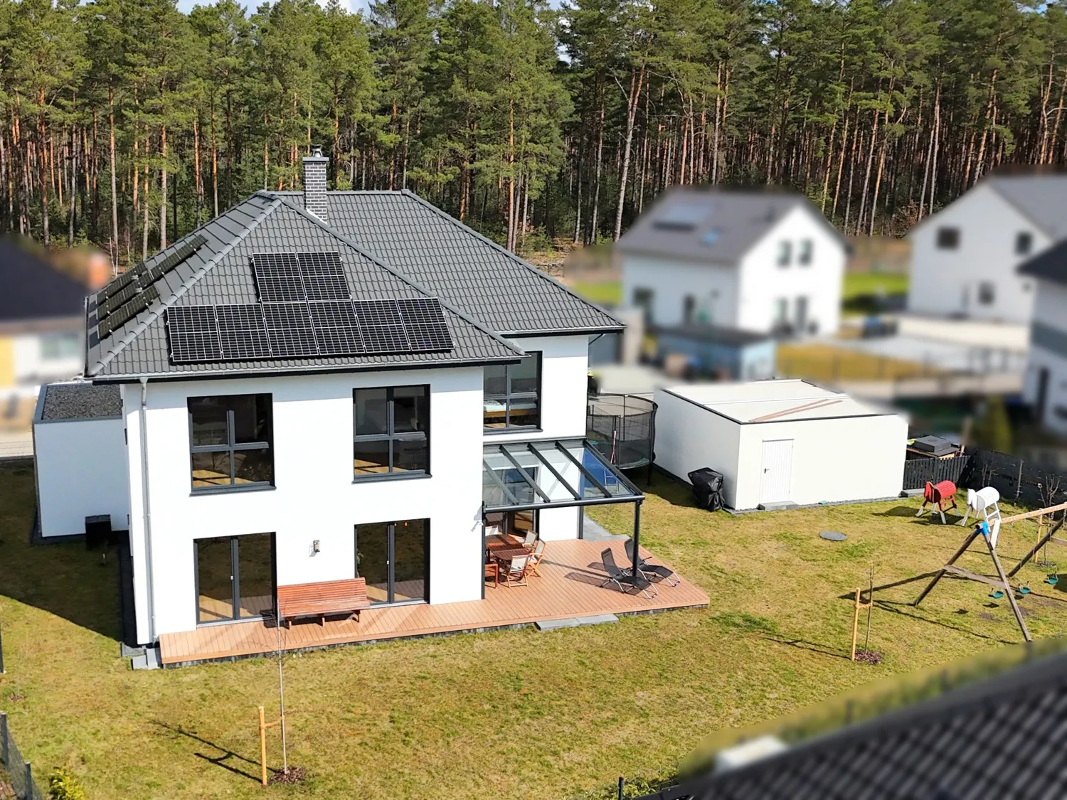 ca. 450 m² Gartenfläche