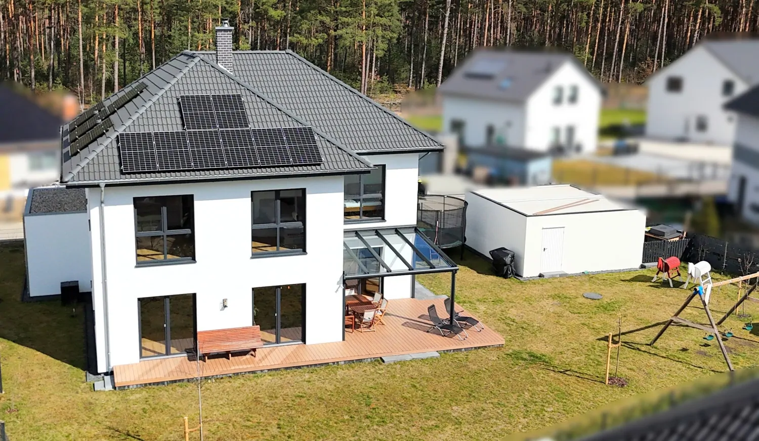 ca. 450 m² Gartenfläche