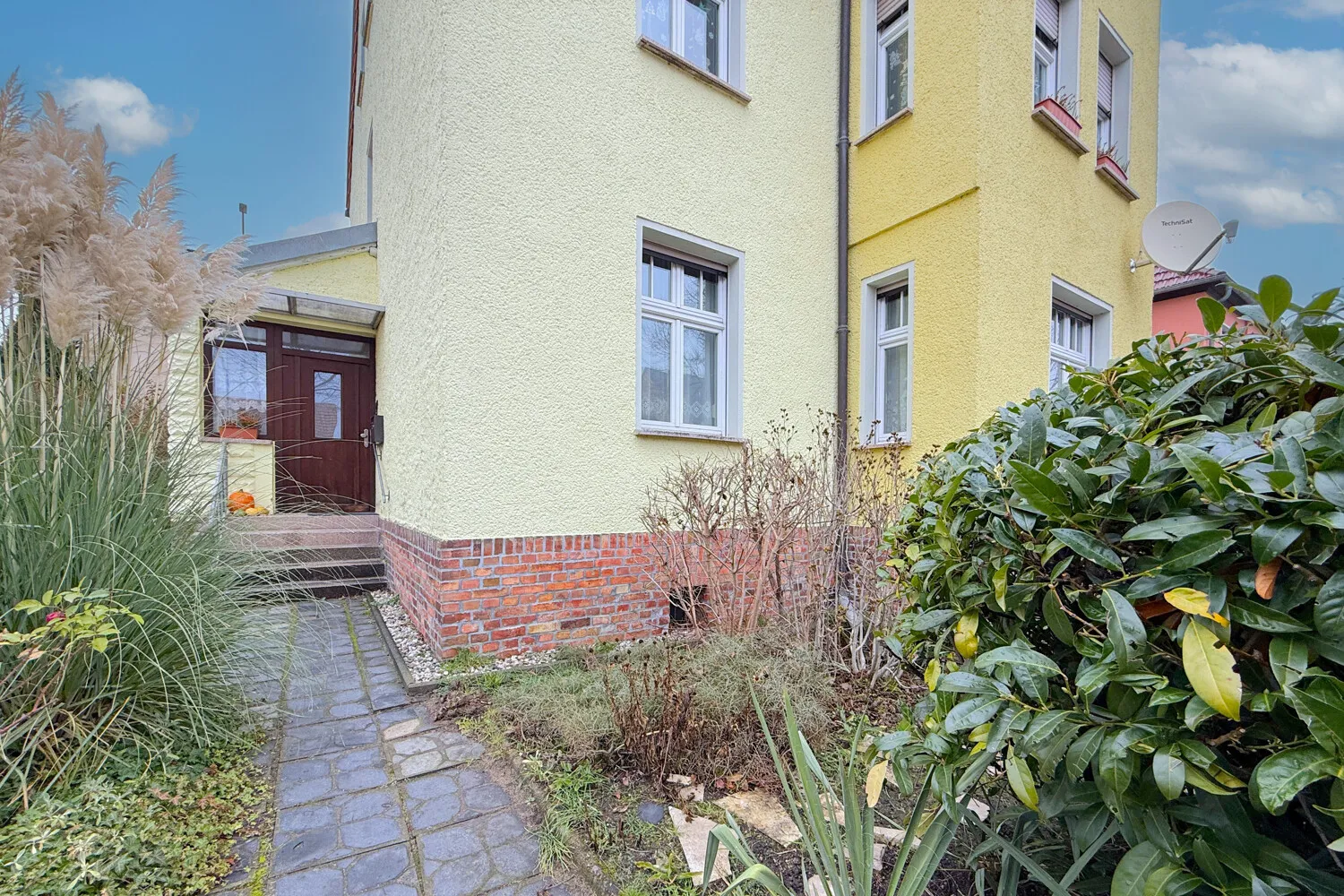 einladender Hauseingang