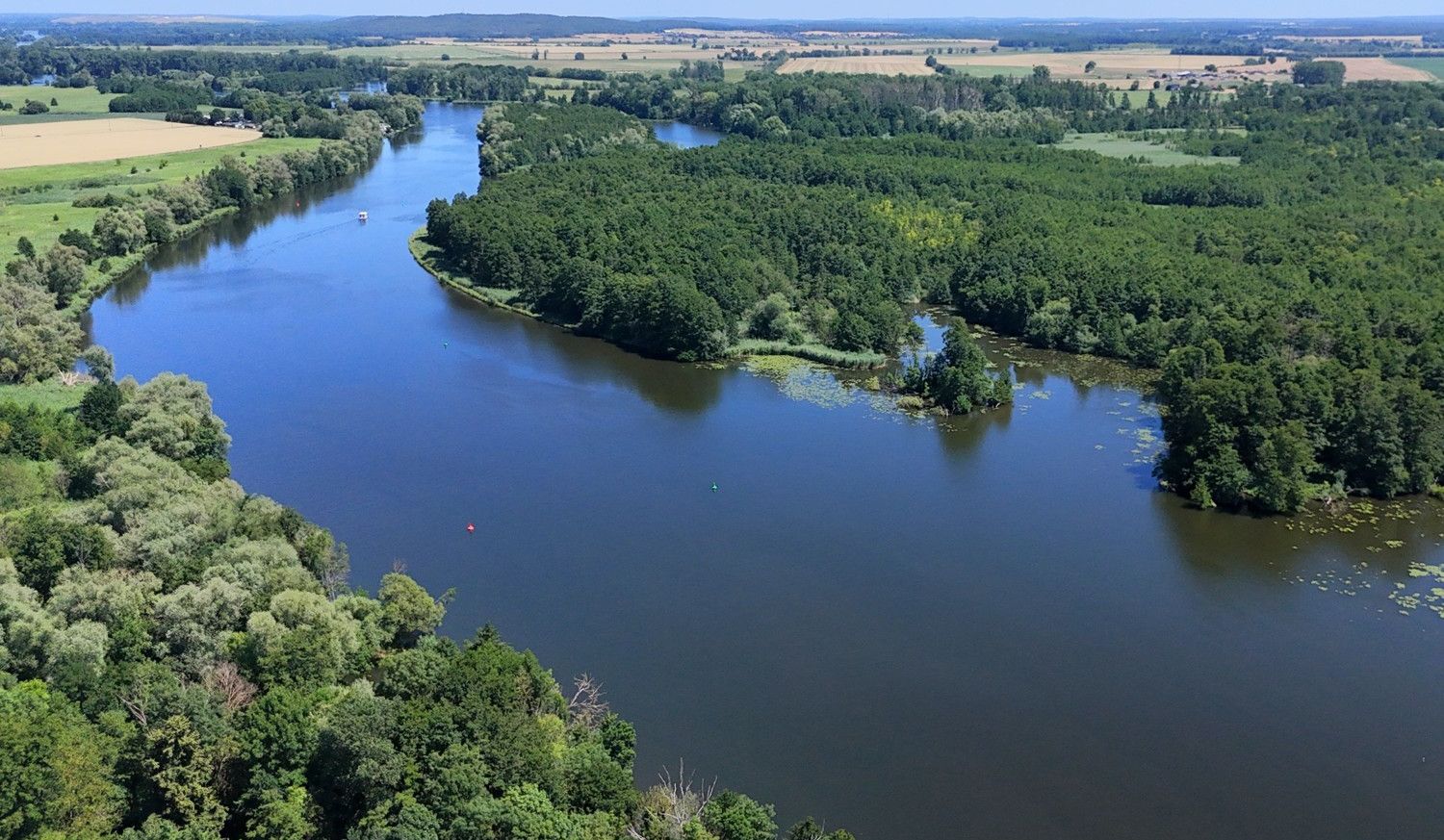traumhafte Wasserlandschaft in Klein Kreutz