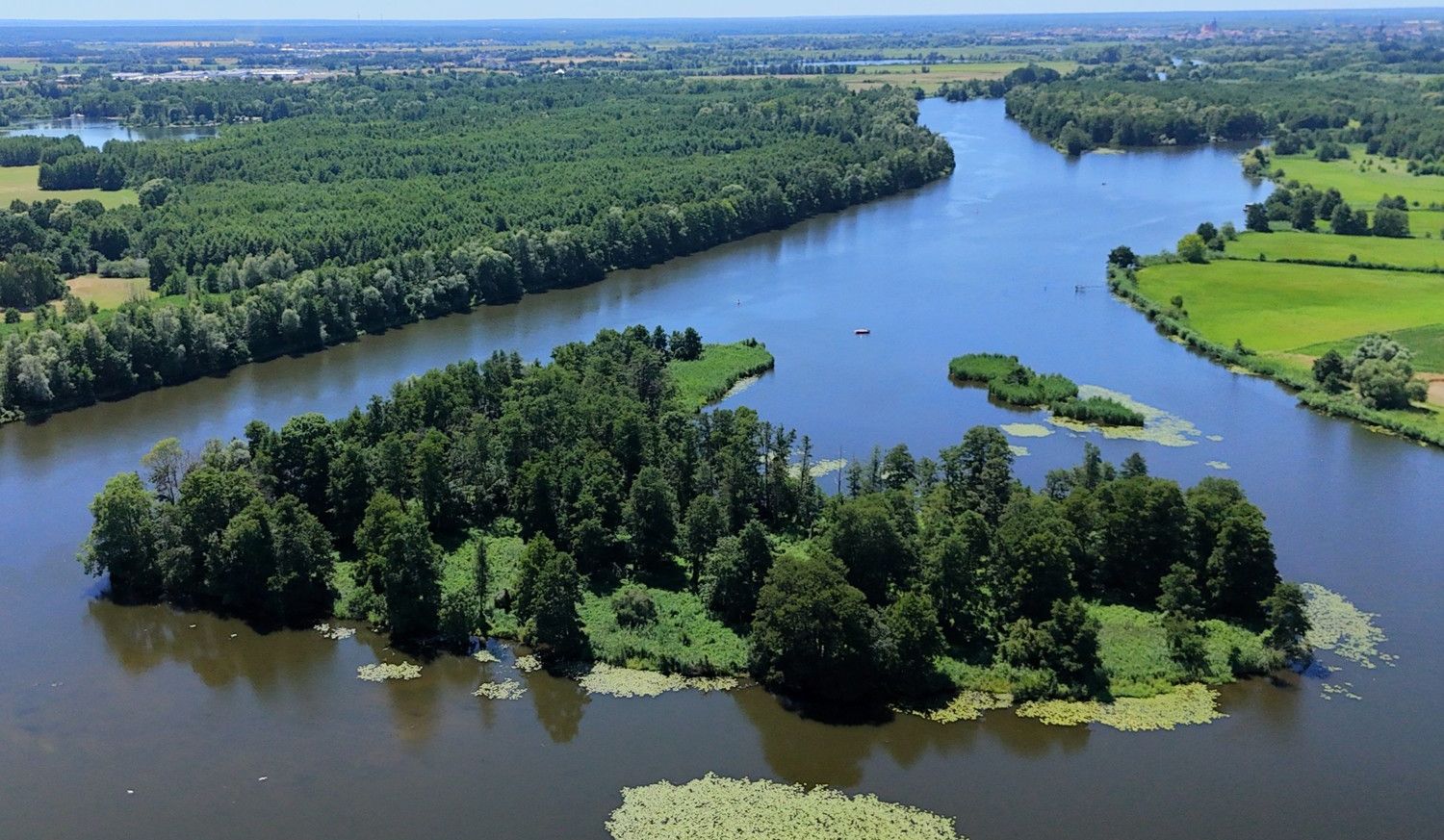 traumhafte Wasserlandschaft in Klein Kreutz