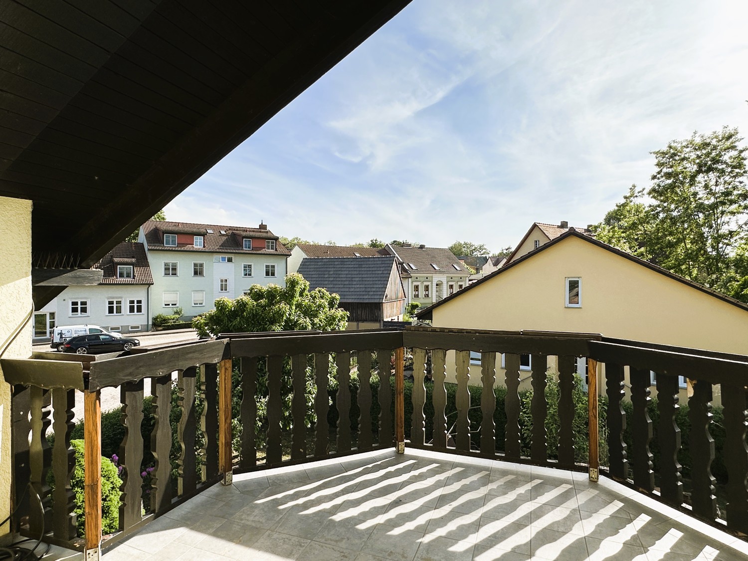 Balkon mit Aussicht