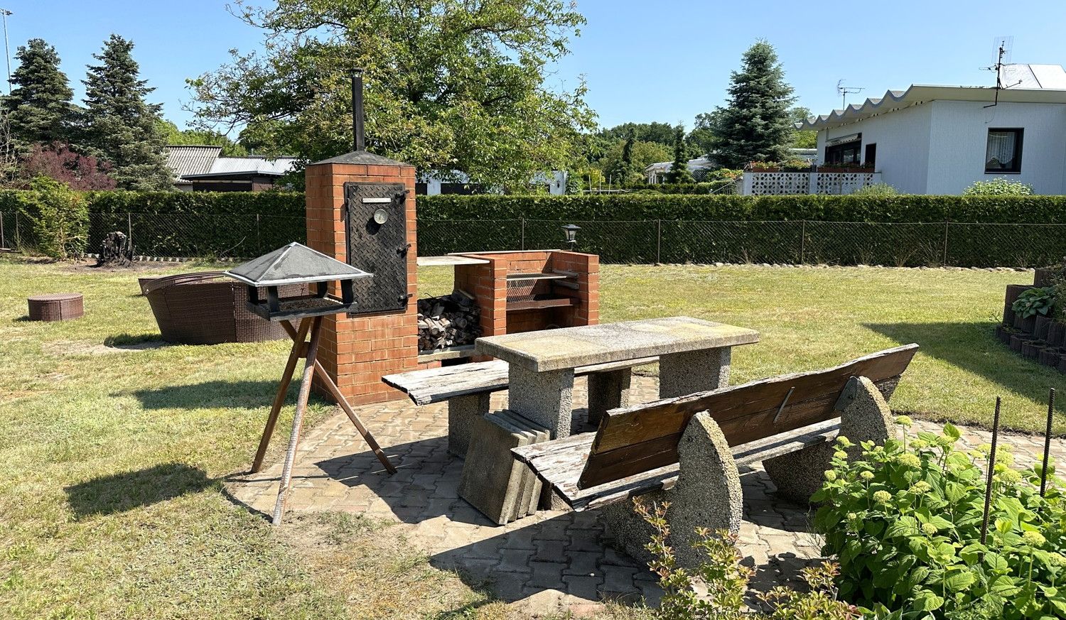 Grillplatz unter freiem Himmel