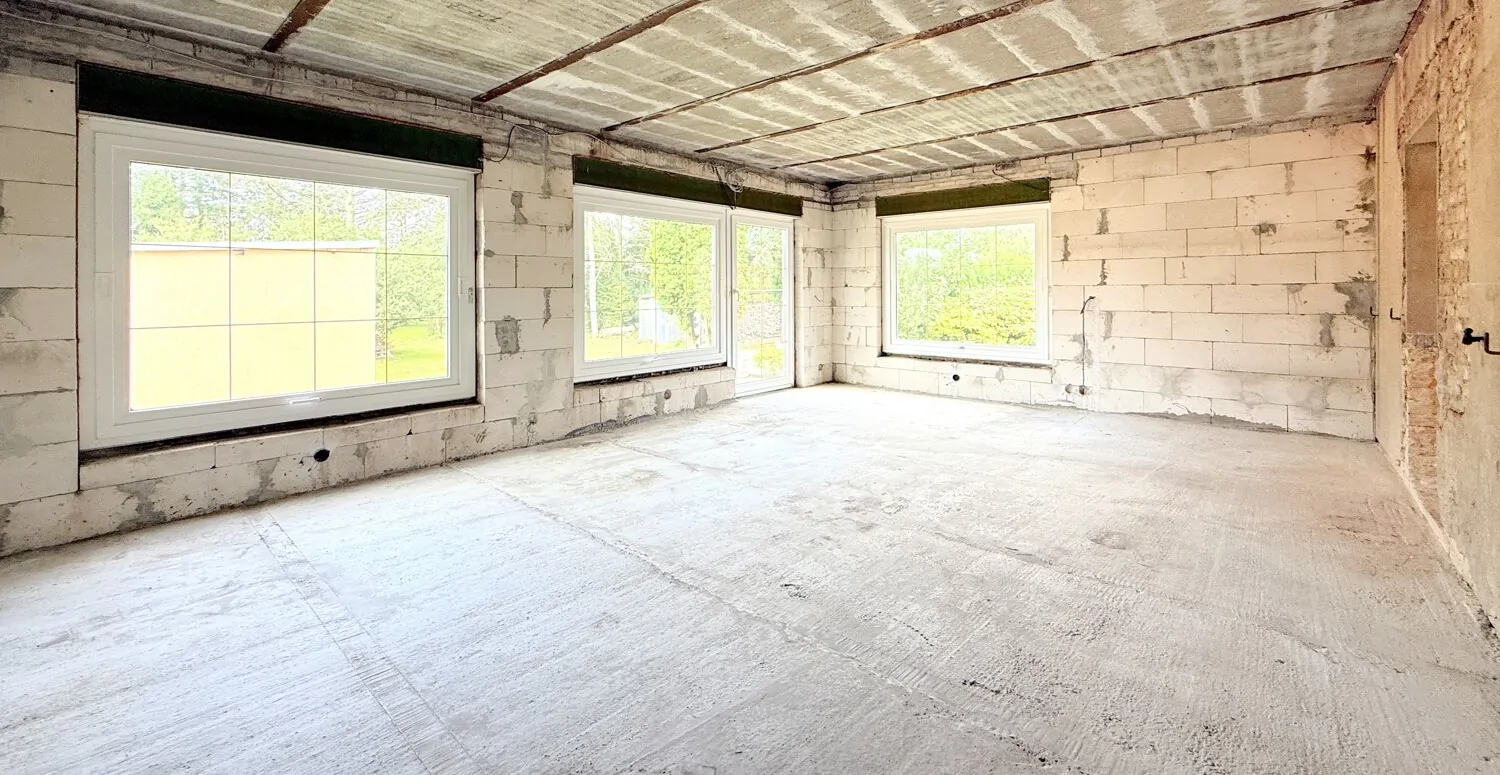 lichtdurchfluteter Anbau mit Gartenblick