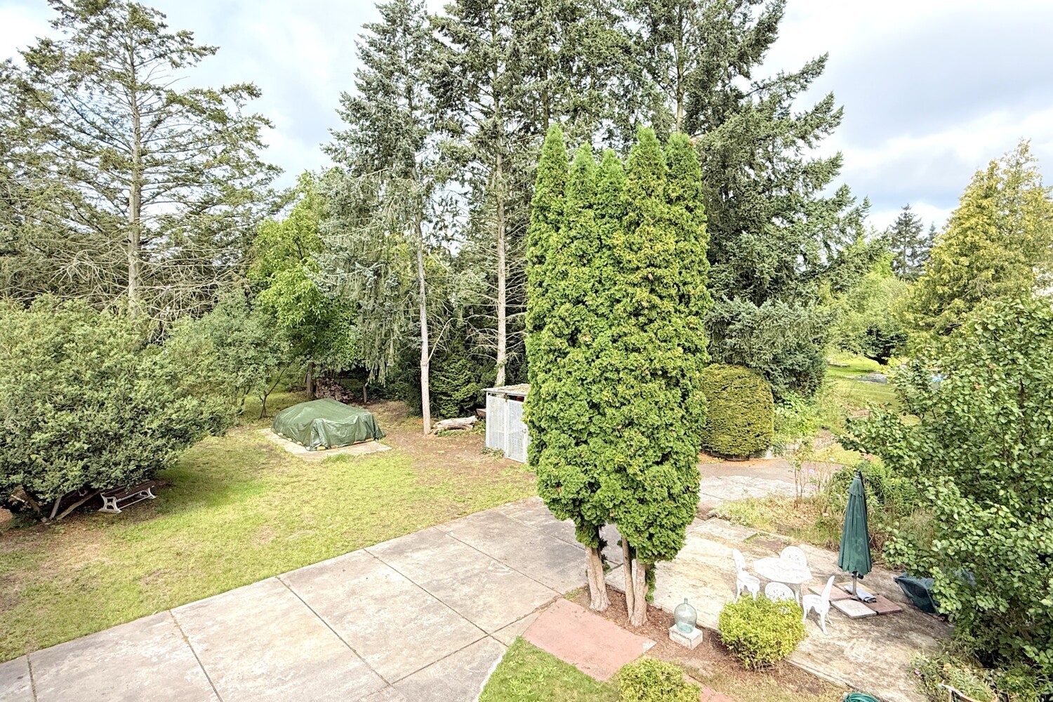 schöner Blick vom Balkon