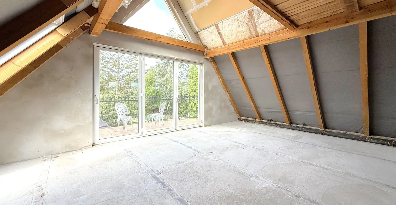 große Galerie mit Panoramafenster