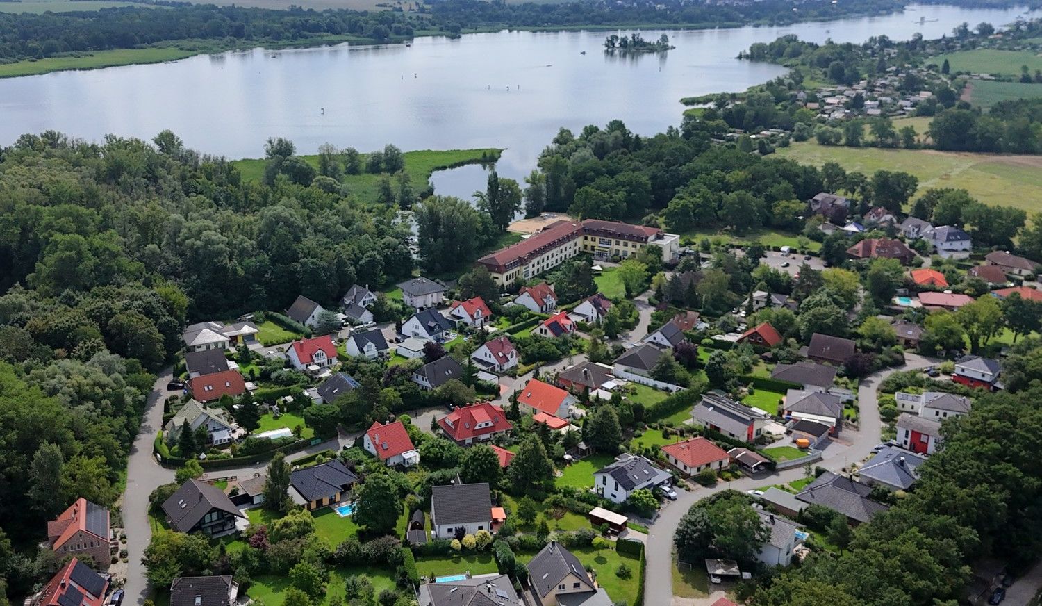 beliebtes Wohngebiet am Beetzsee