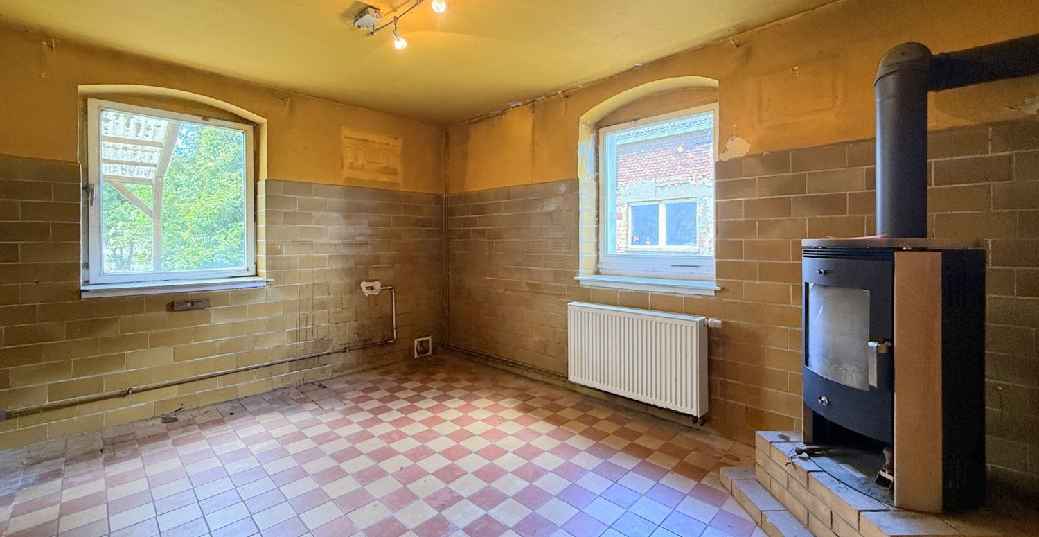 Esszimmer mit Kamin