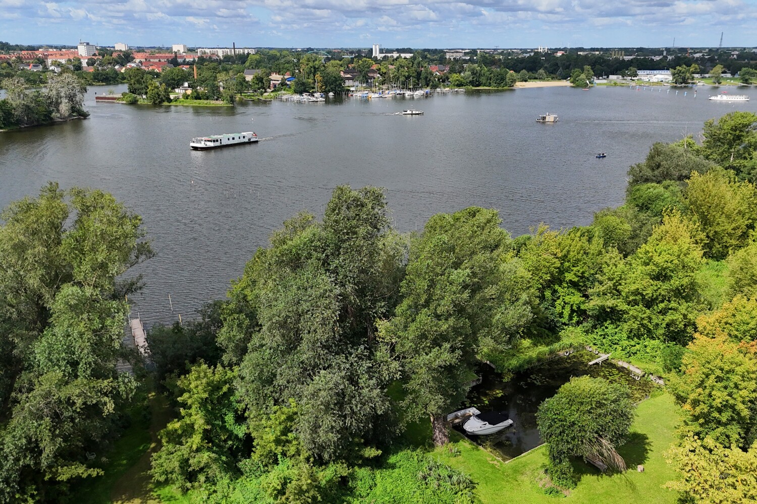 atemberaubende Landschaft am Beetzsee