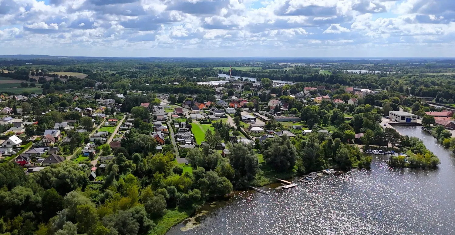 Mötzower Vorstadt aus der Vogelperspektive
