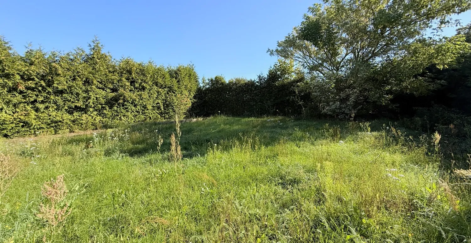 separater Vorgarten mit Kläranlage