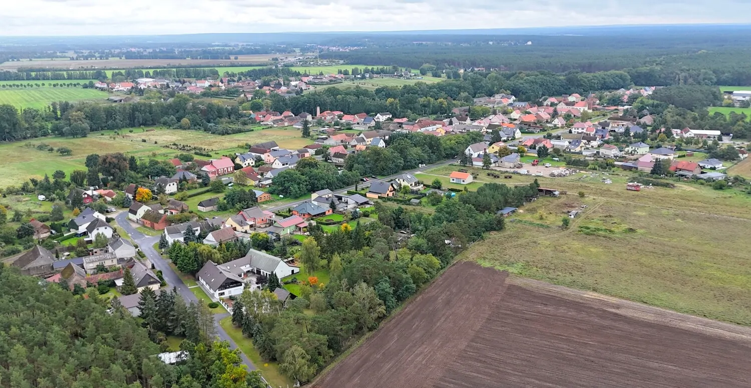 Wenzlow aus der Vogelperspektive