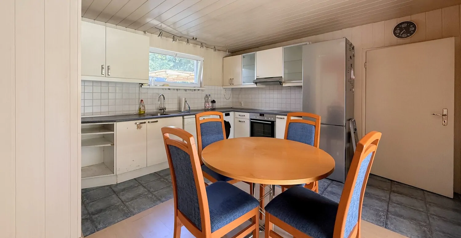 offene Küche mit Essbereich