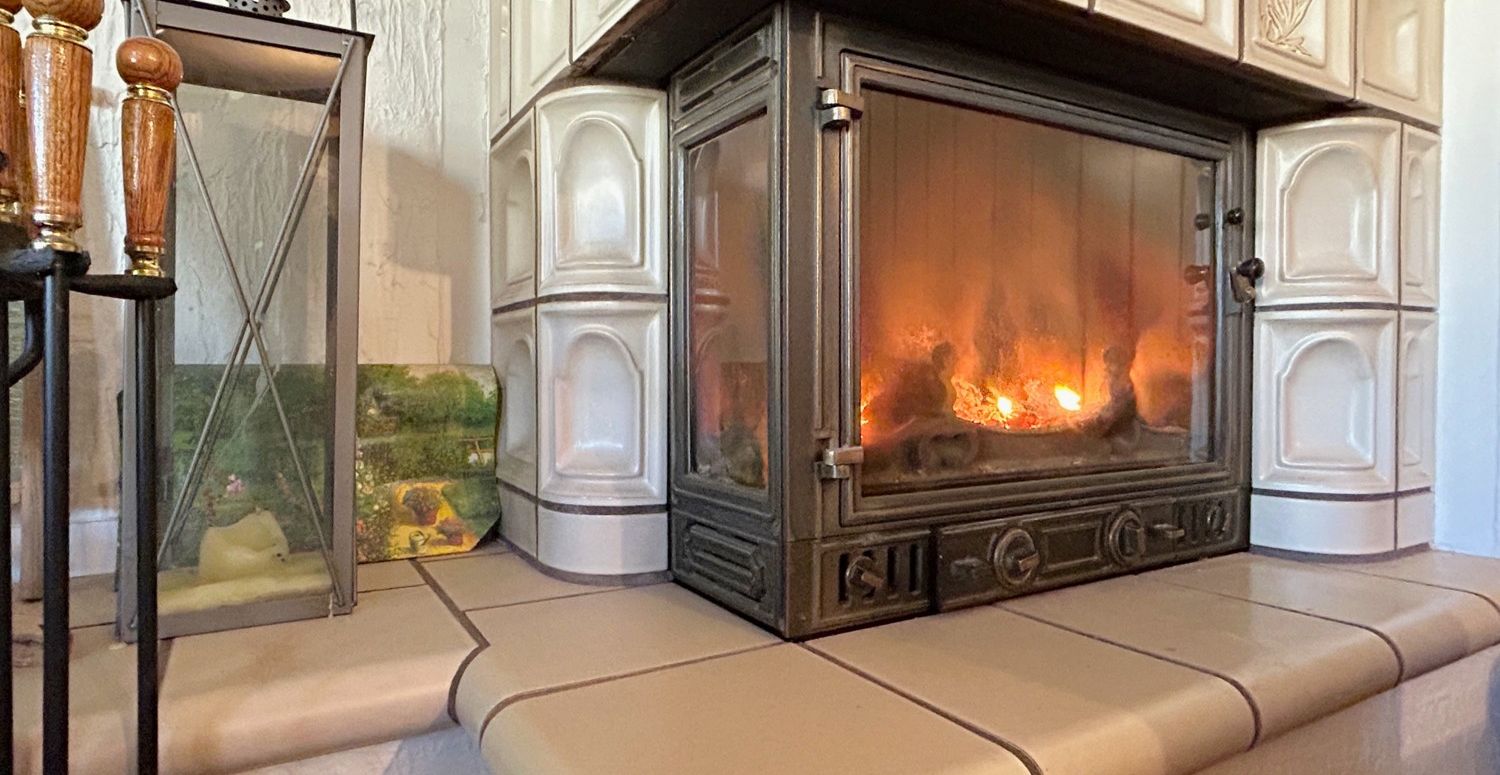 stilvoller Kamin