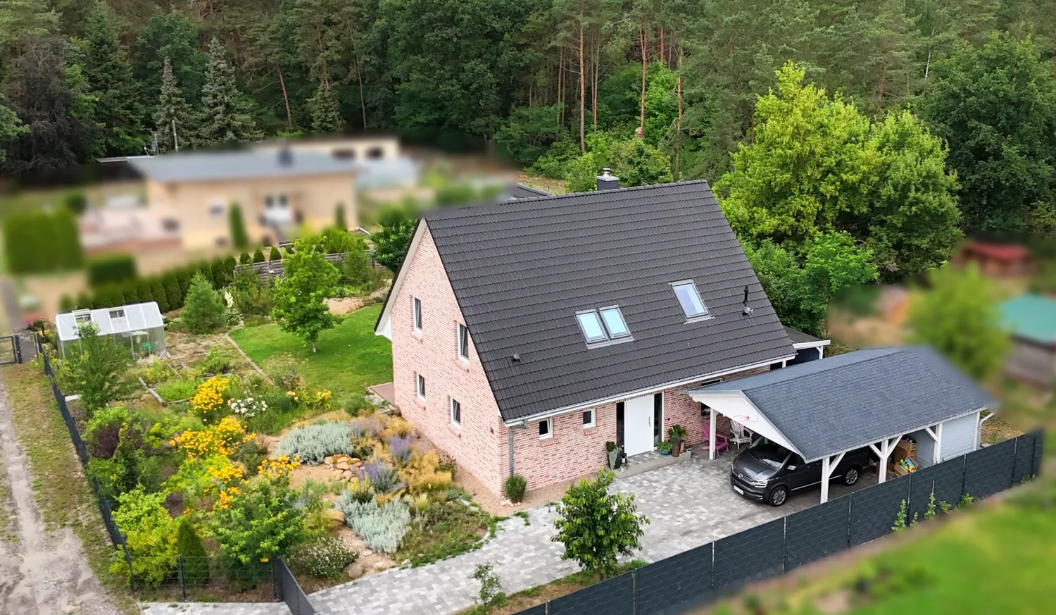 Einfamilienhaus in zweiter Reihe