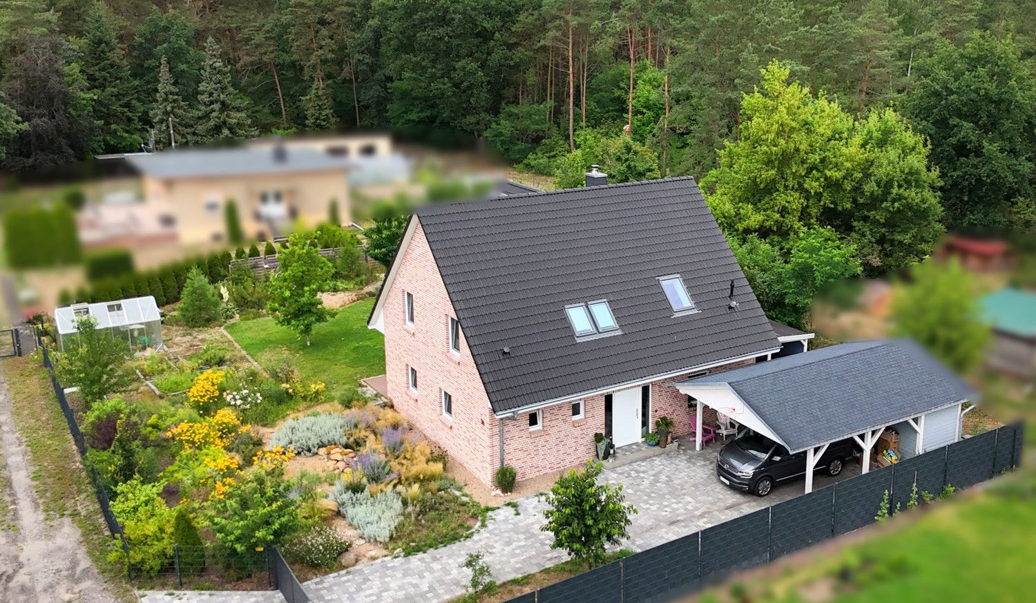 Einfamilienhaus in zweiter Reihe