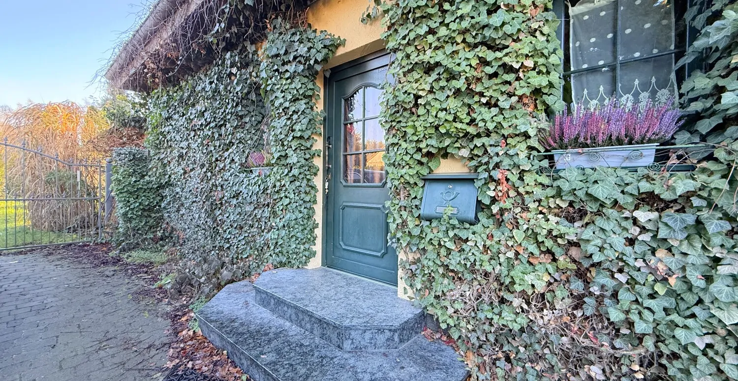 einladender Hauseingang