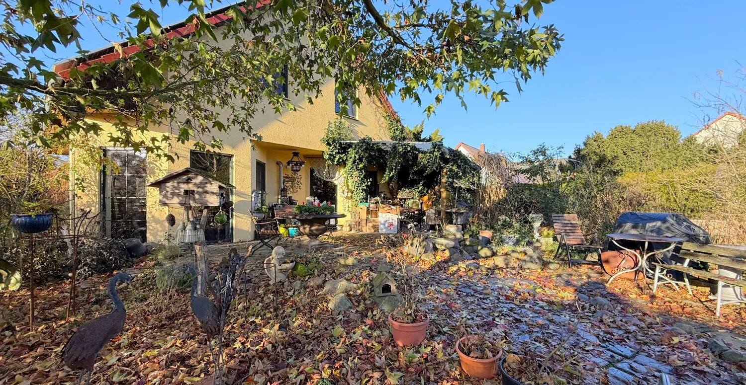 Terrasse mit Ostausrichtung