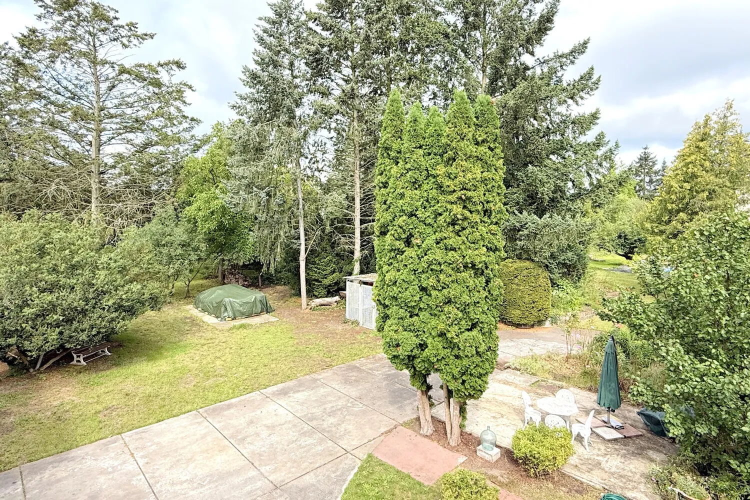 schöner Blick vom Balkon