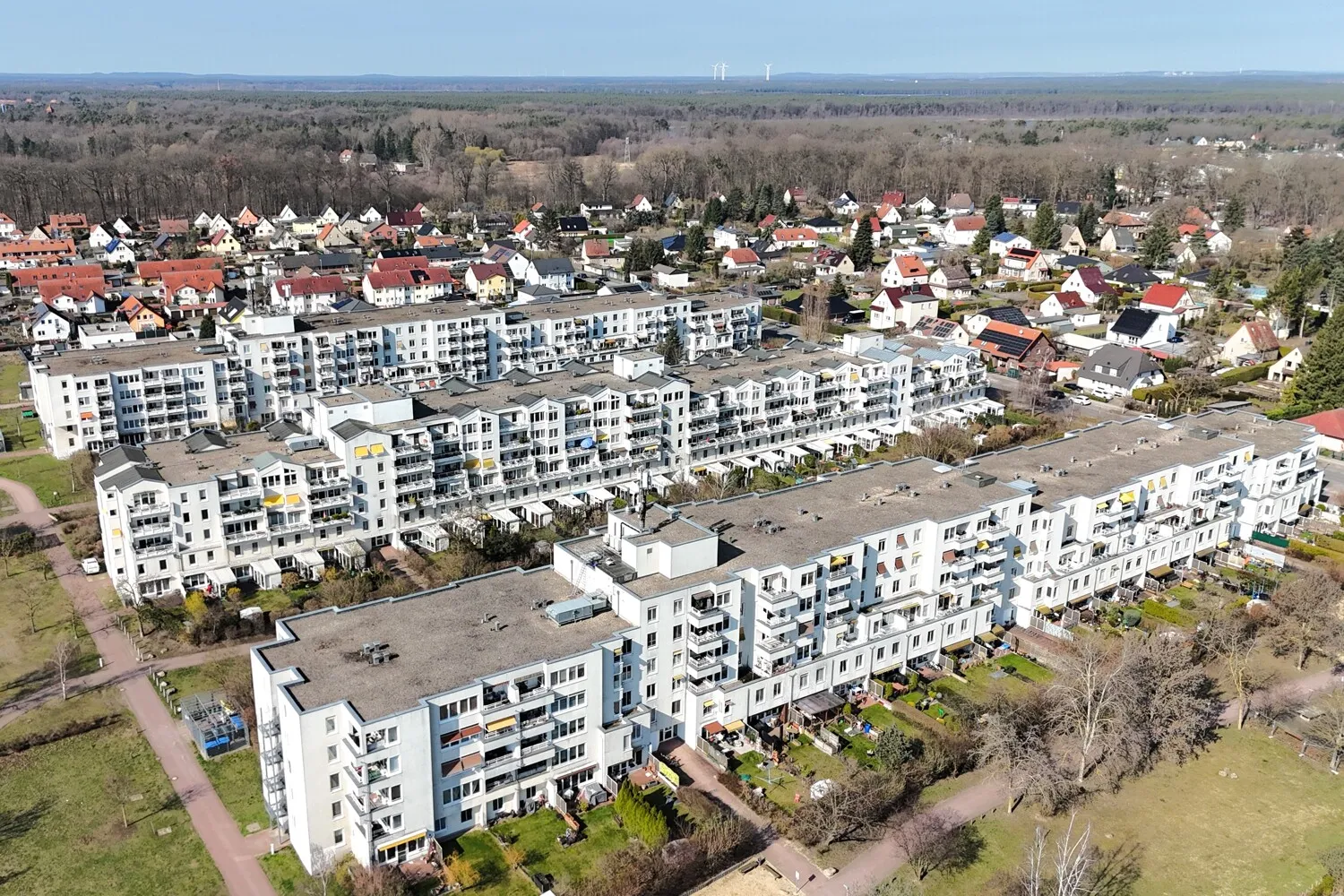 moderner Wohnpark