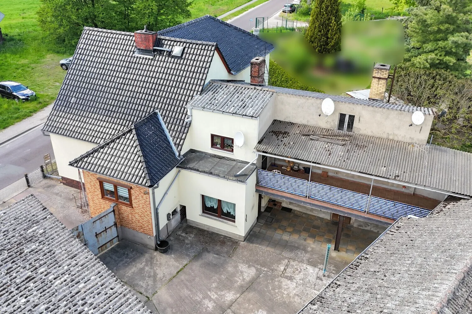 privater Innenhof