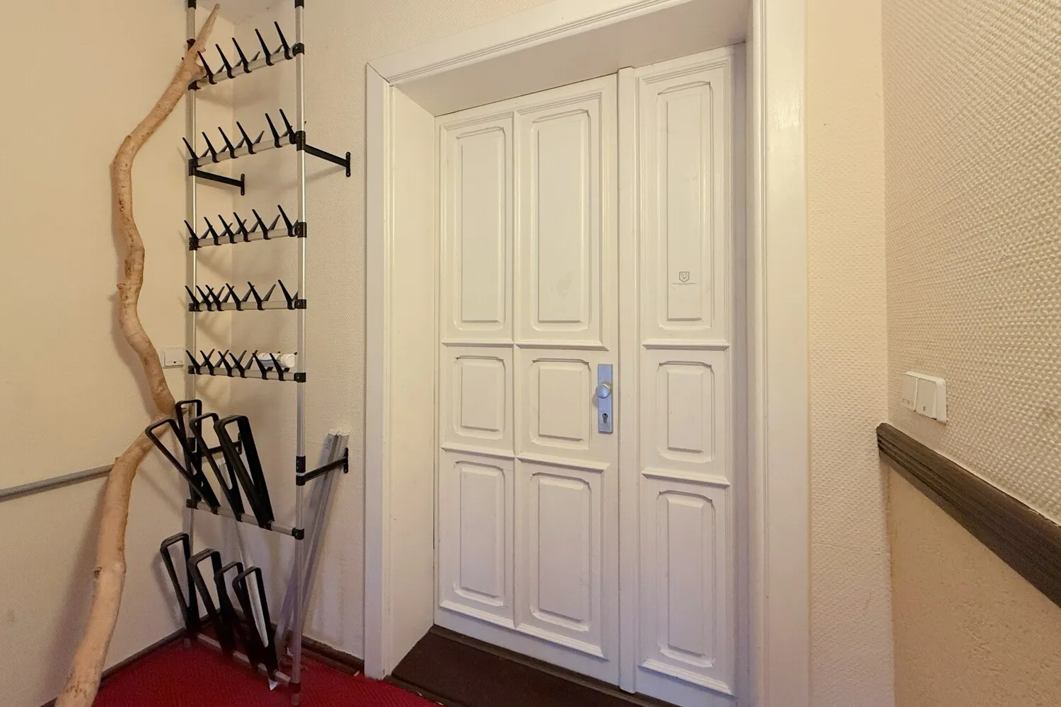 Wohnungseingang im Dachgeschoss