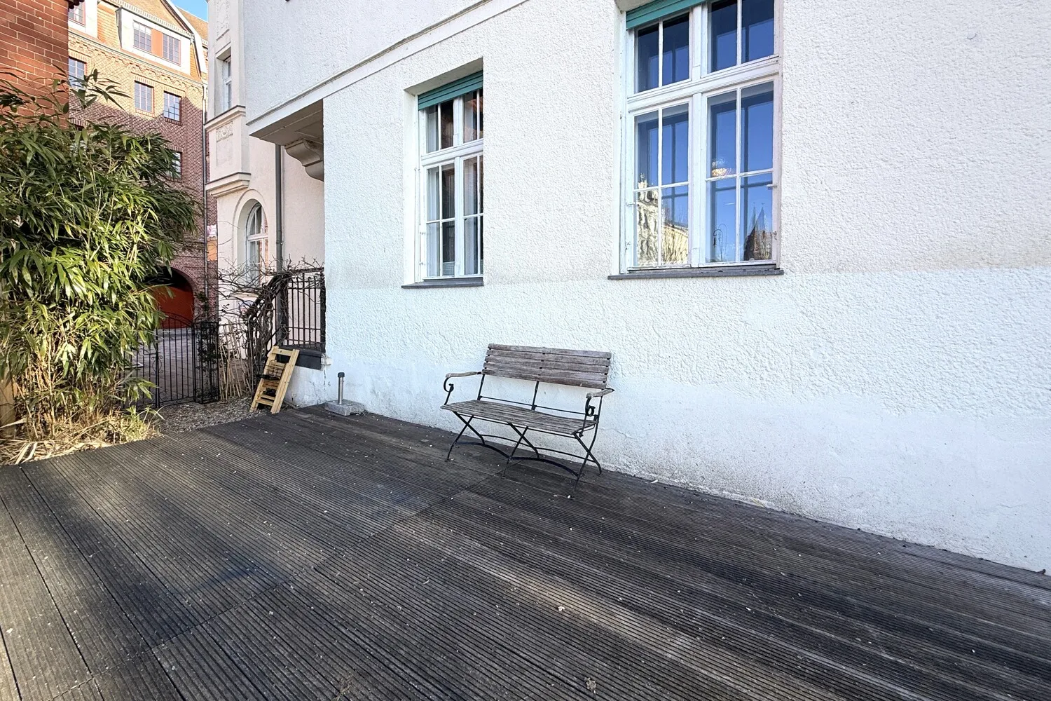 privater Steg bzw. Terrasse