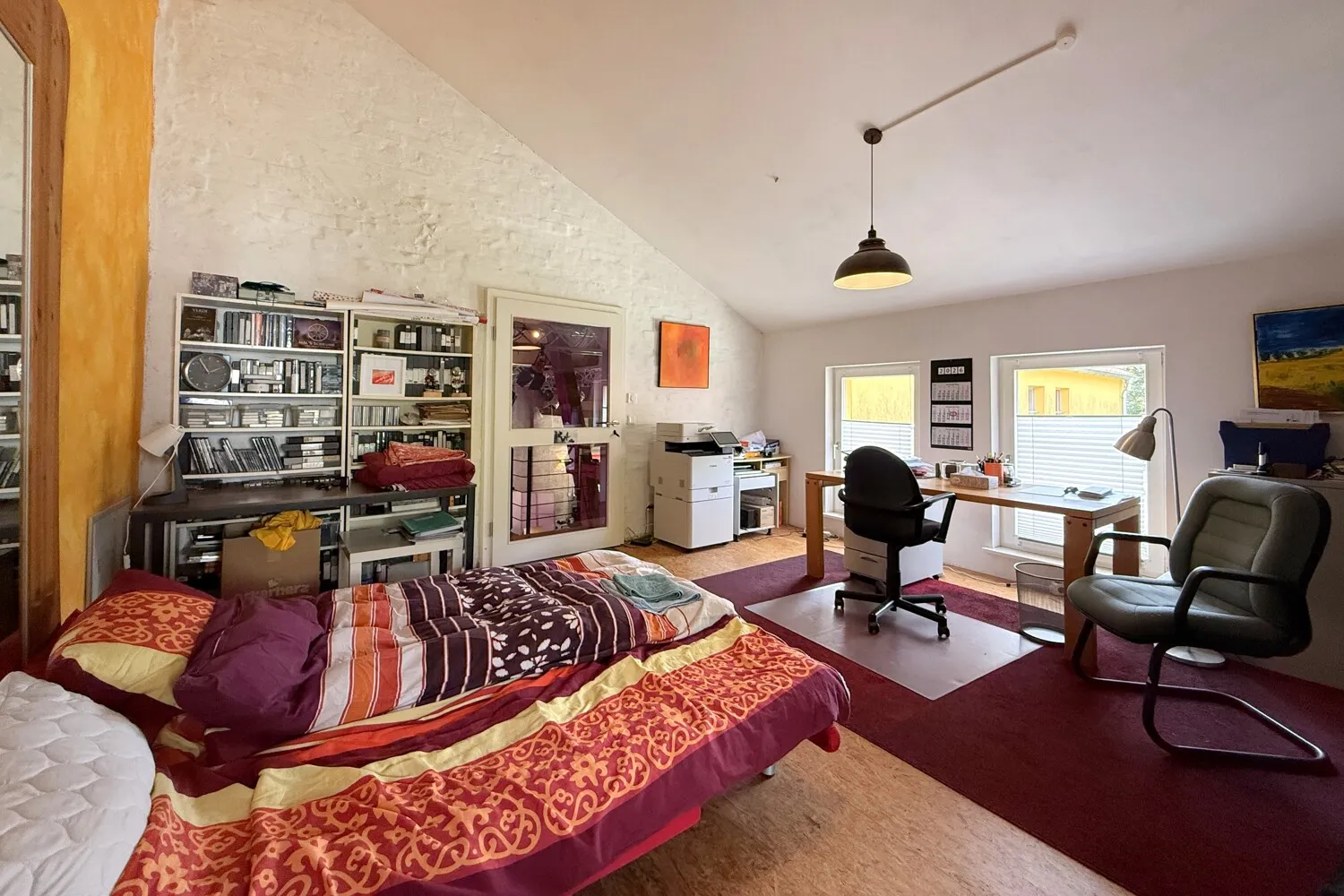 Arbeits- und Gästezimmer im Obergeschoss vom Anbau