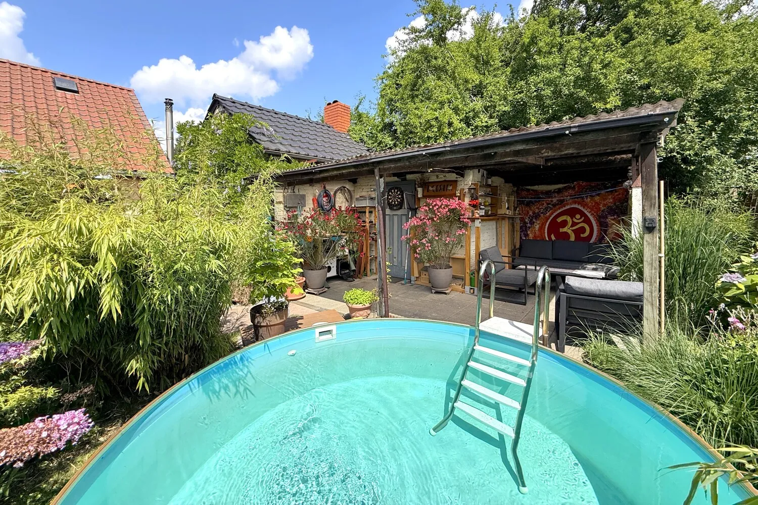 Pool mit ca. 3m Durchmesser