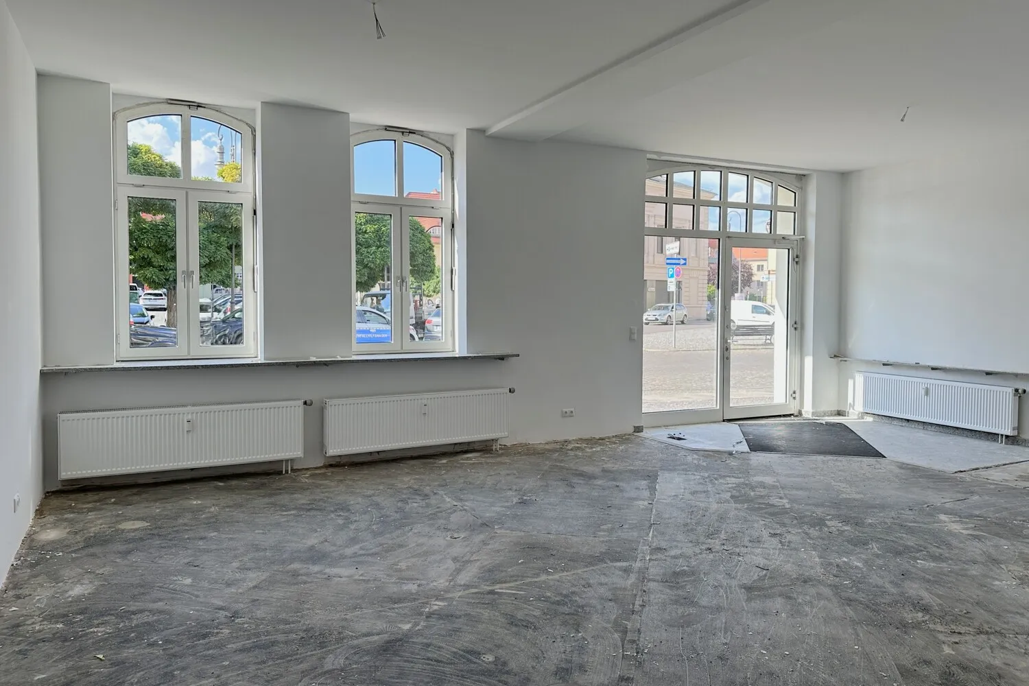 weitgehend ebenerdiger Zugang zum Ladenlokal