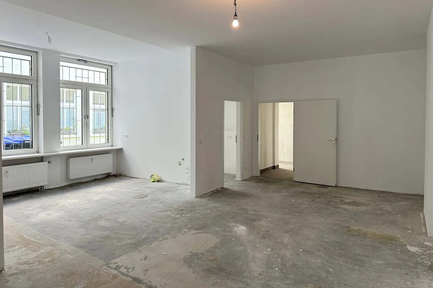 hofseitige Fenster mit Einbruchschutz