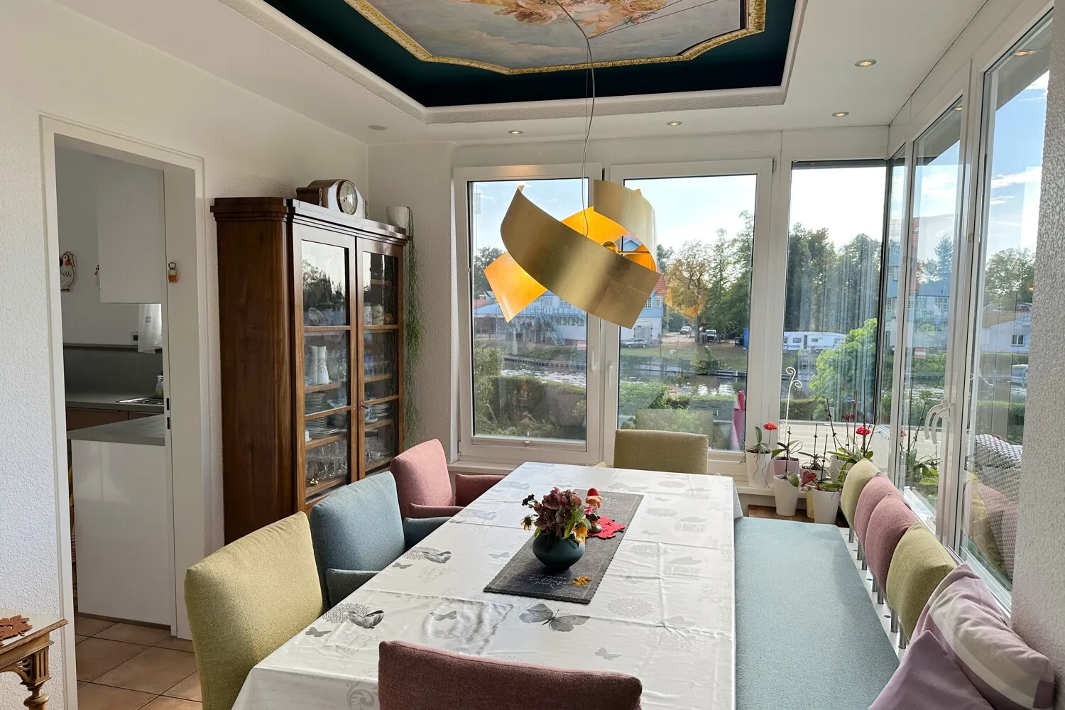 Esszimmer mit Blick auf die Havel
