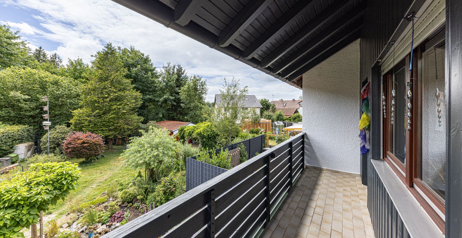 Balkon nach Süd-Westen
