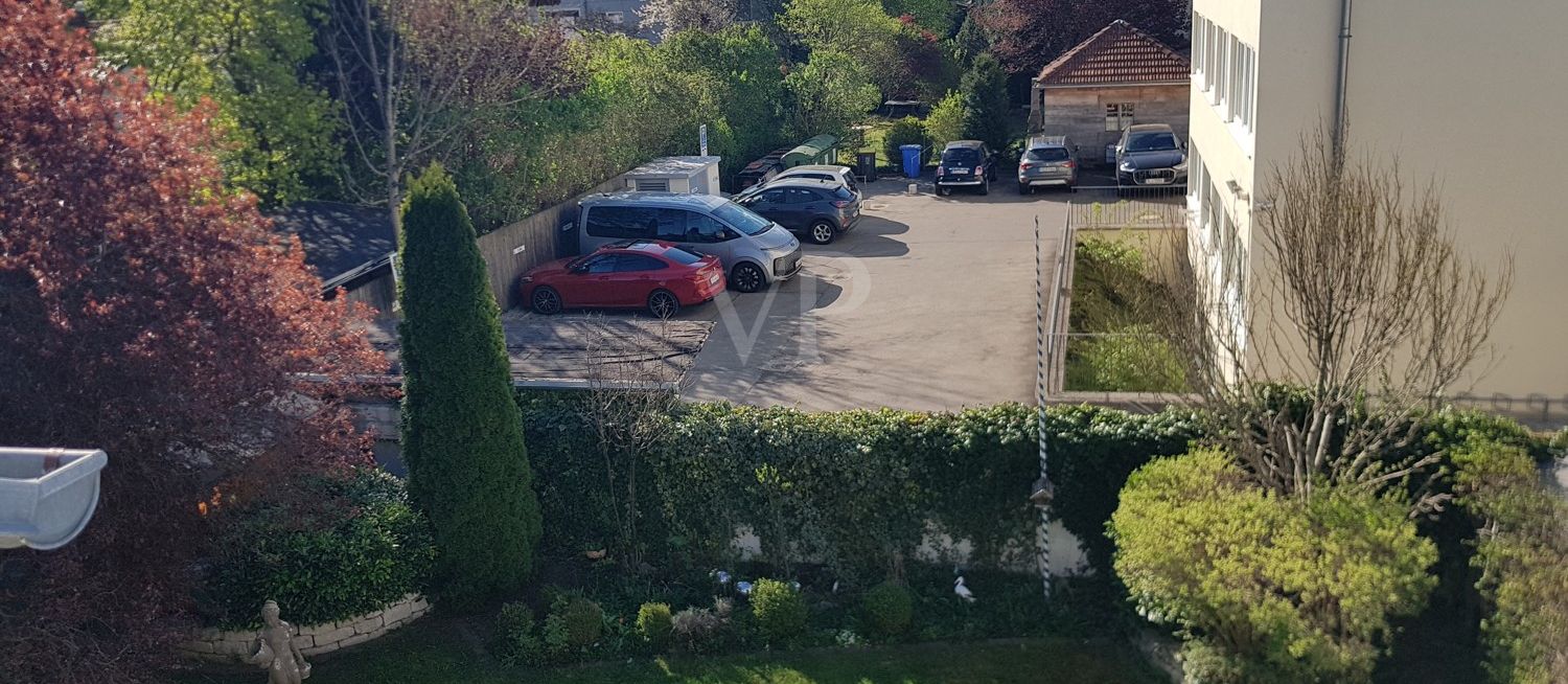 Blick vom Balkon