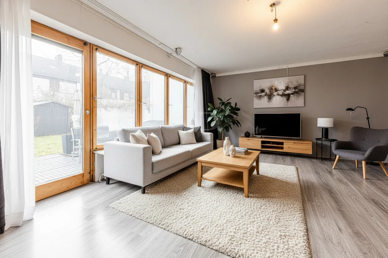 Wohnzimmer Erdgeschoss - Einrichtungsbeispiel