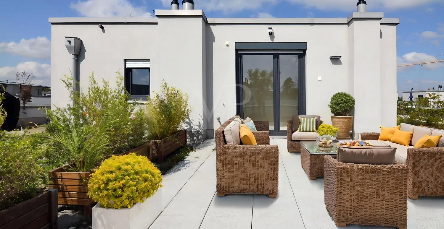 Dachterrasse - Einrichtungsbeispiel