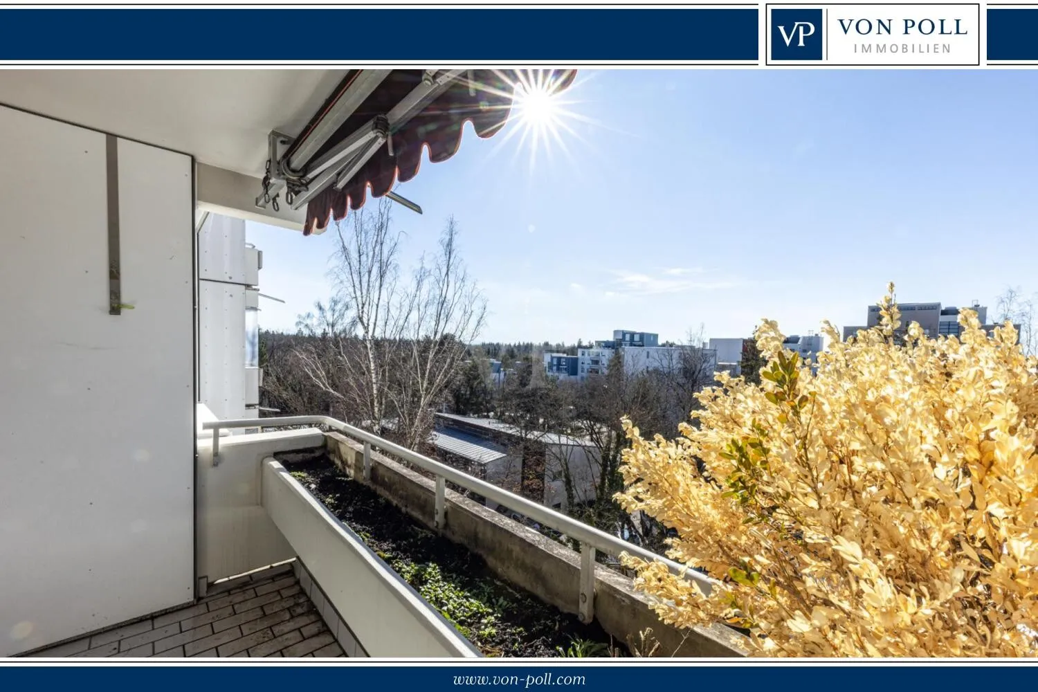 Helle, top geschnittene 3-Zimmer Wohnung mit Weitblick
