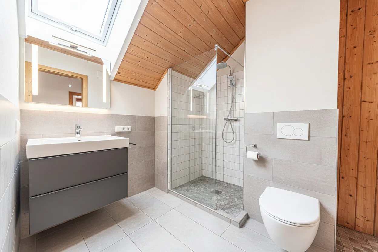 Badezimmer DG - Einrichtungsbeispiel