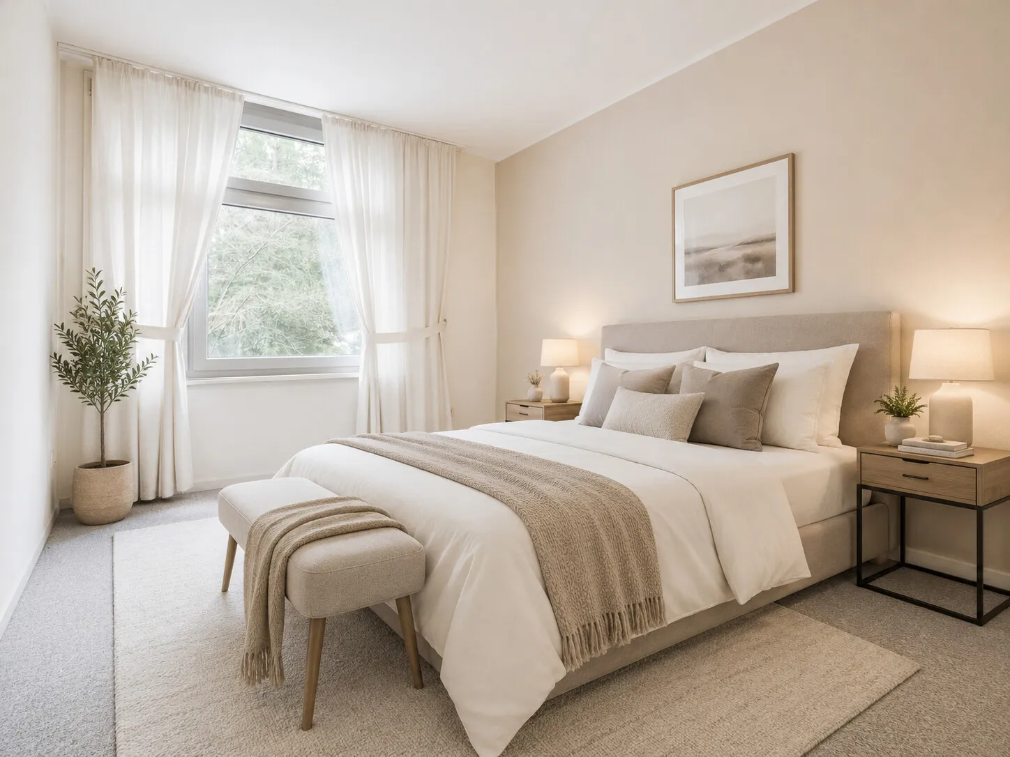 Schlafzimmer - Einrichtungsbeispiel