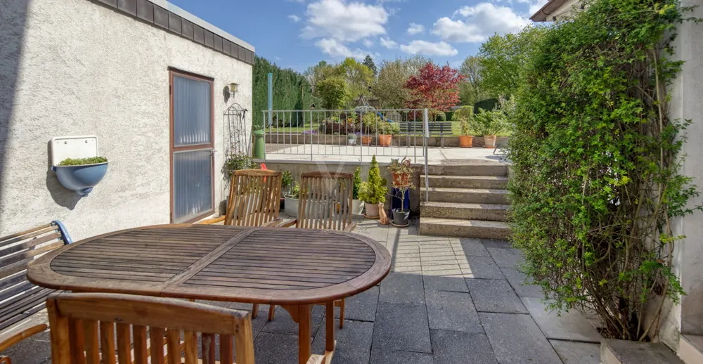 Geschützte Terrasse