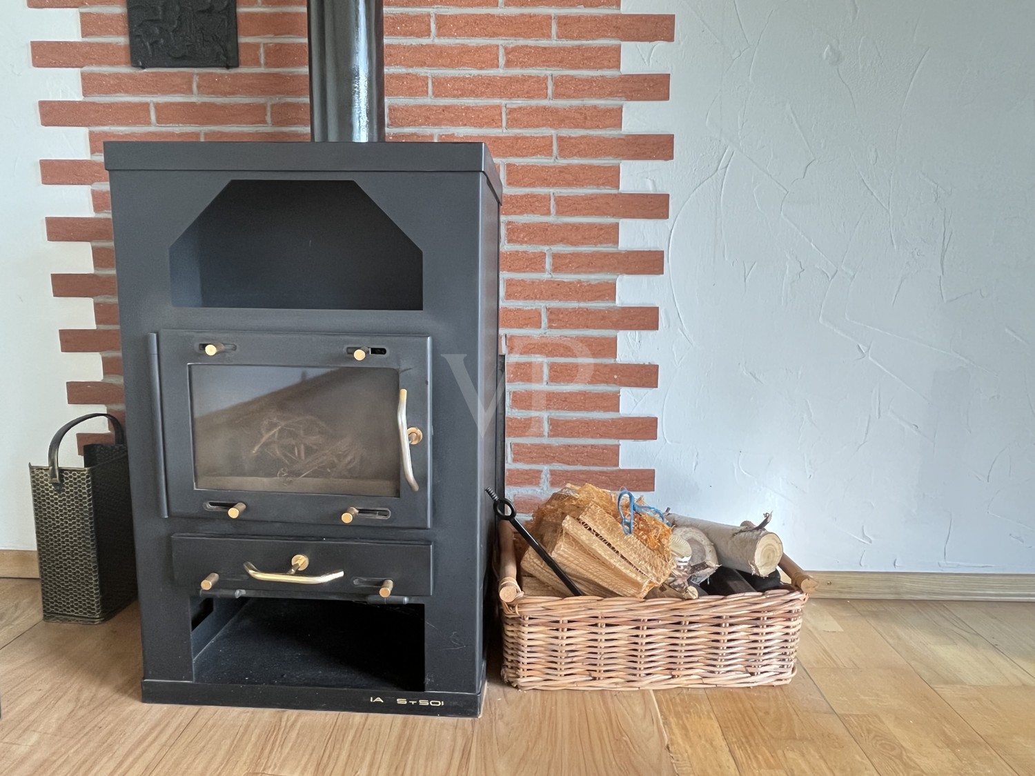 Kamin im Wohnzimmer