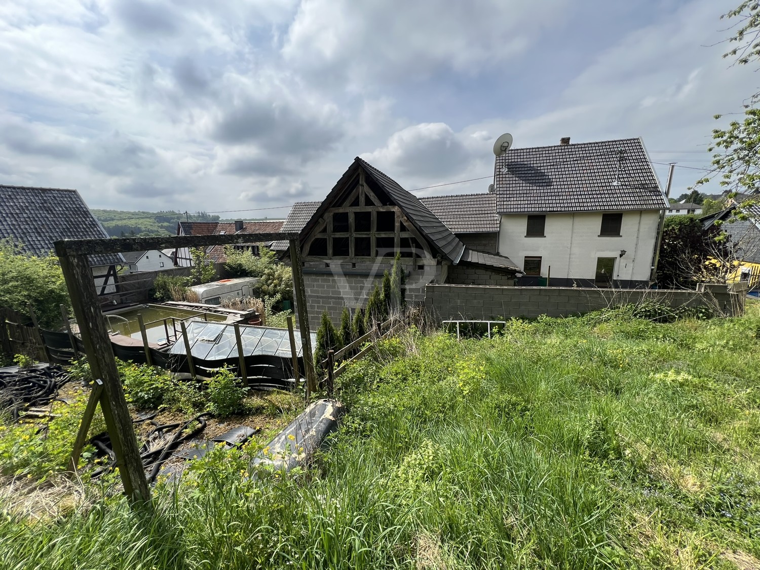 Hausrückseite