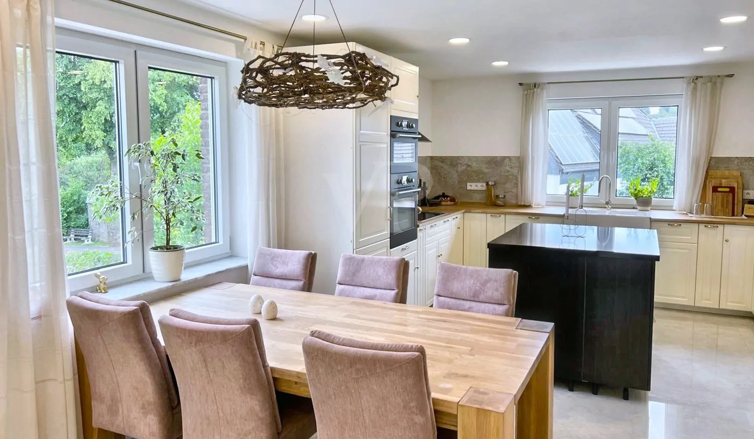 Essbereich mit Küche Erdgeschoss